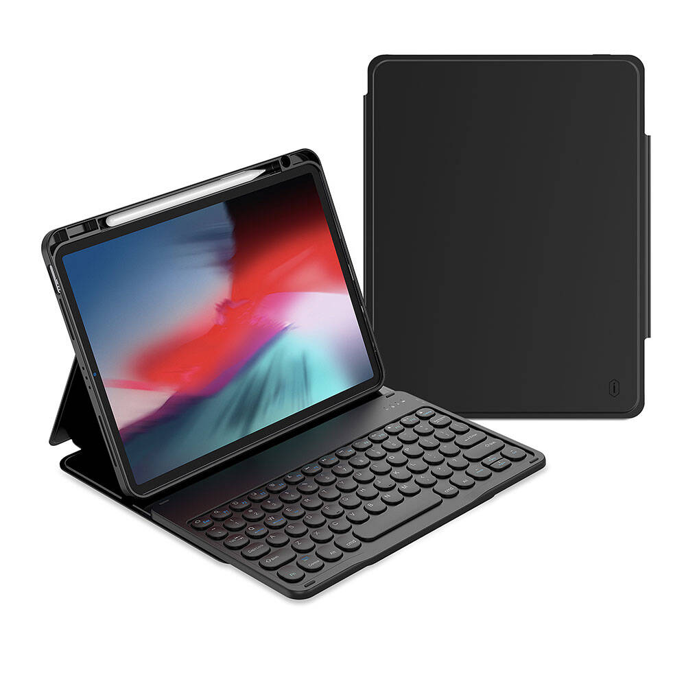 Wiwu Protective iPad Pro 11 2024 Gizli Kalem Bölmeli Klavyeli Tablet Kılıfı Wiwu Protective iPad Pro 11 2024 Gizli Kalem Bölmeli Klavyeli Tablet Kılıfı
